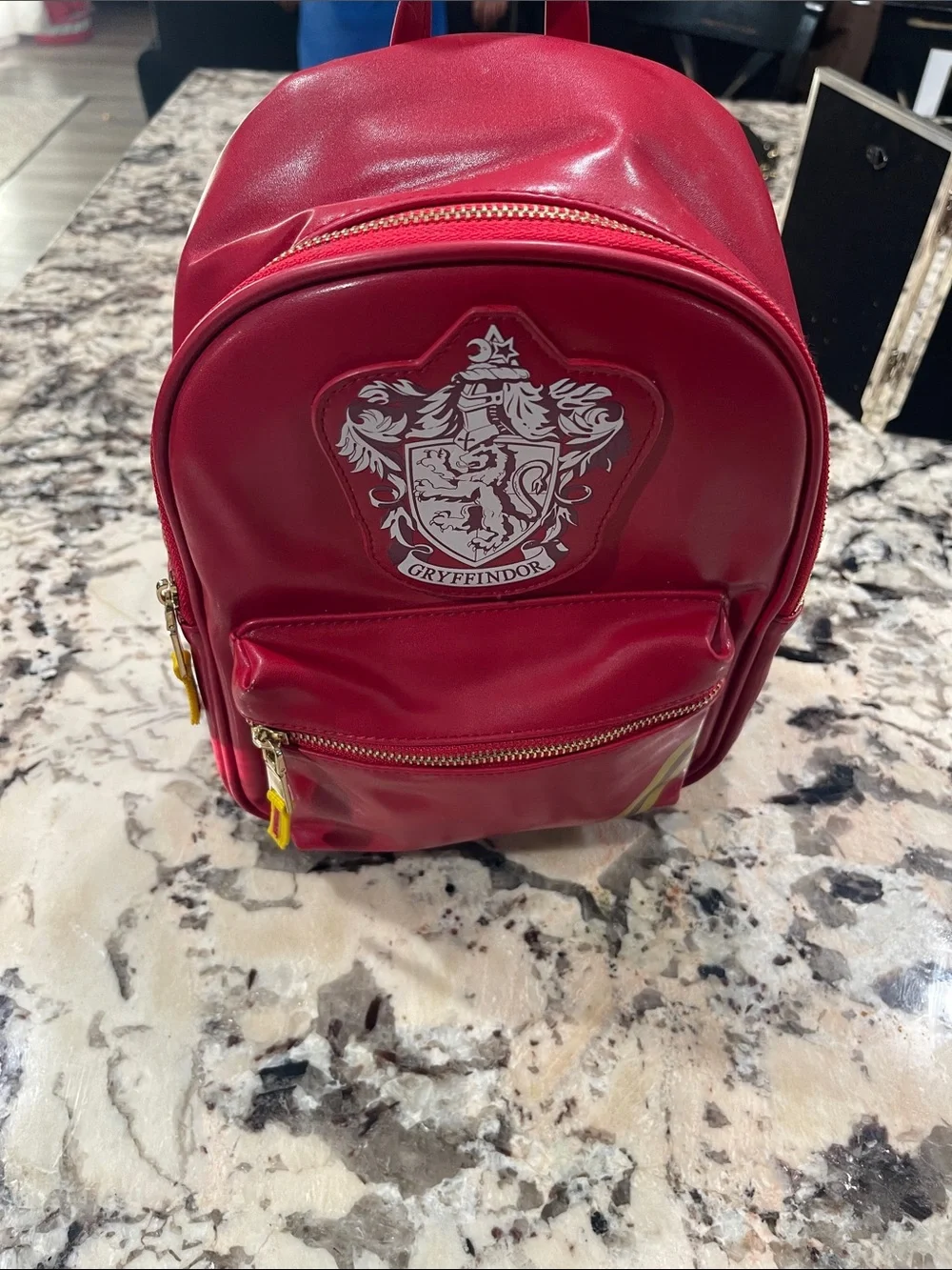 Gryffindor Red Mini Backpack with Gold Accents & 8” Action Figure